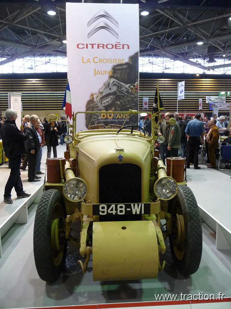 2011_epoquauto (171).jpg - 05/11/2011 - 69000 LYON - EPOQU'AUTO - 33ème Salon International Autos & Motos Anciennes - CITROEN Kégresse - La Croisière Jaune sur la route de la soie